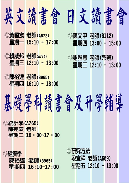 【課程】1062讀書會開始囉!圖片